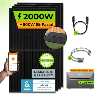 ANKER Solarbank 3 E2700 Pro + PiE POWER 2000W BALKONKRAFTWERK - PluginEnergy