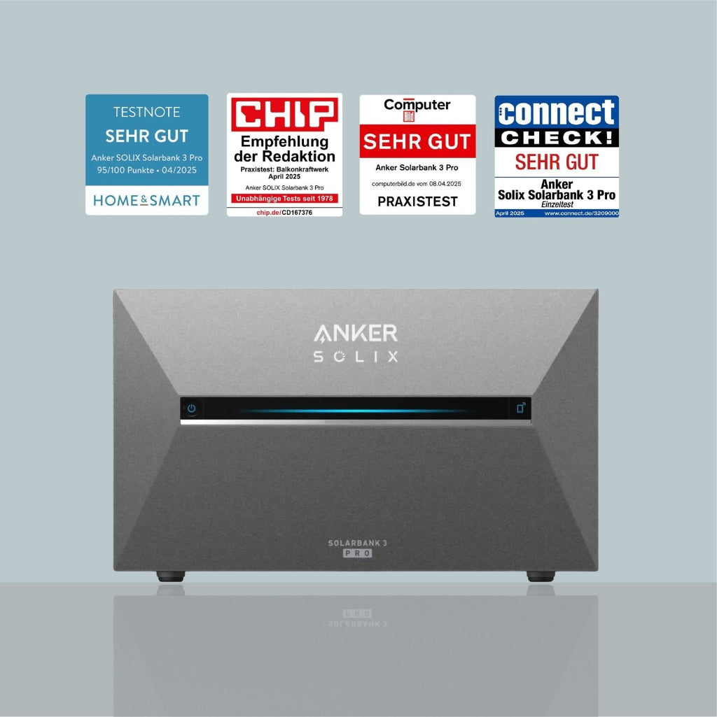 ANKER Solarbank 3 E2700 Pro + PiE POWER 4000W BALKONKRAFTWERK - PluginEnergy