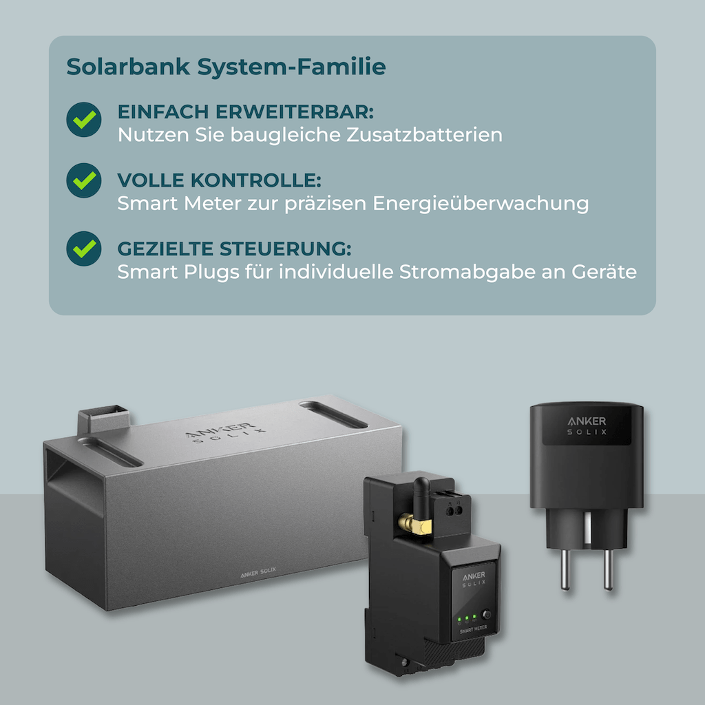 Anker SOLIX Solarbank 3 E2700 Pro Speicher für Balkonkraftwerk - PluginEnergy