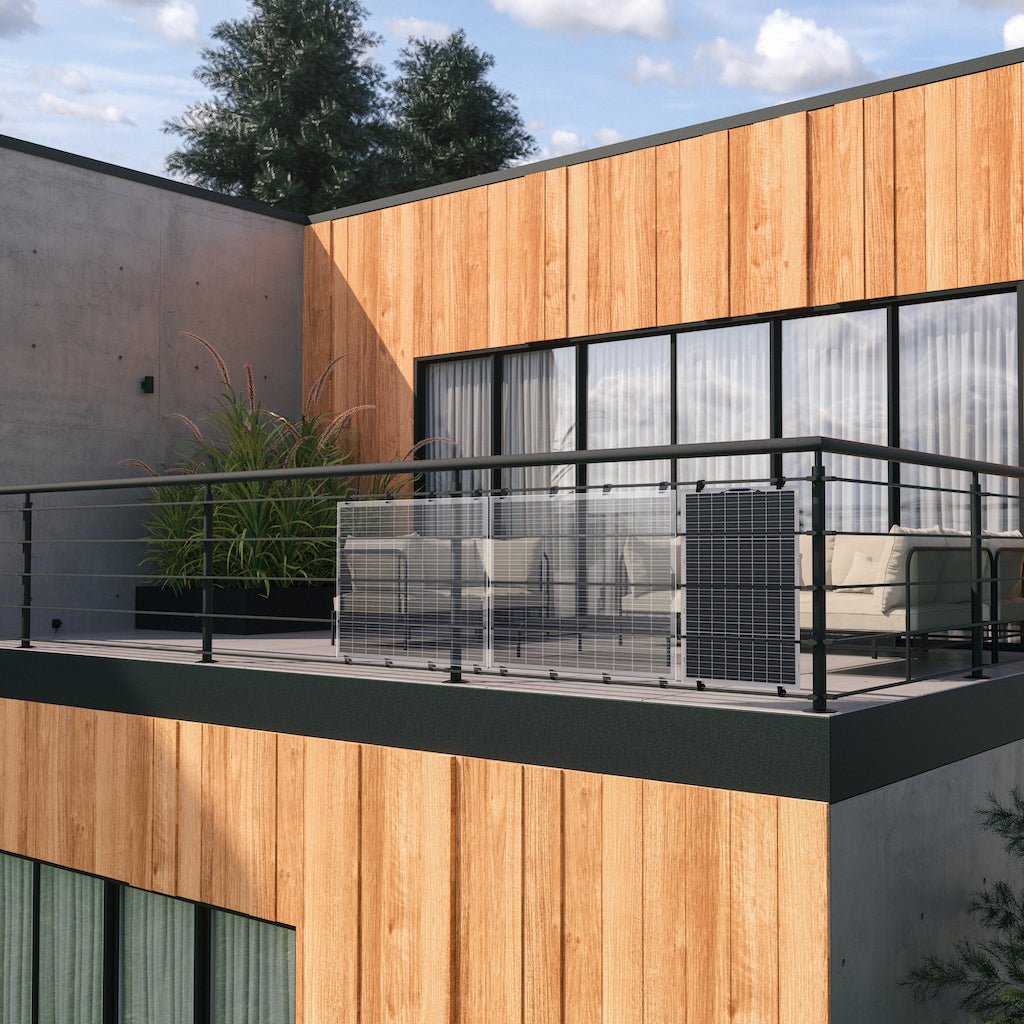 PiE AIR superLIGHT 95 Watt STARTER SOLARMODUL Bi - Facial - PluginEnergy