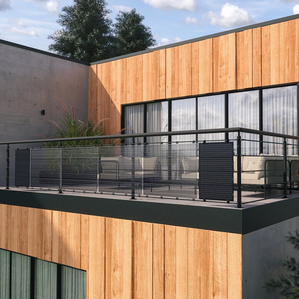 PiE AIR superLIGHT 95 Watt STARTER SOLARMODUL (FULL BLACK) - PluginEnergy