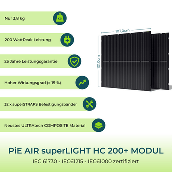 PiE AIR superLIGHT HC 440W COMBO G5 - PluginEnergy