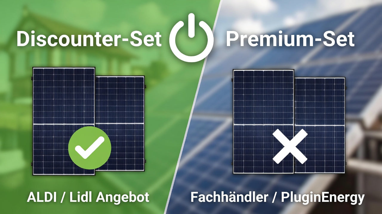 Balkonkraftwerk bei ALDI & Lidl: Lohnt sich der Kauf beim Discounter?