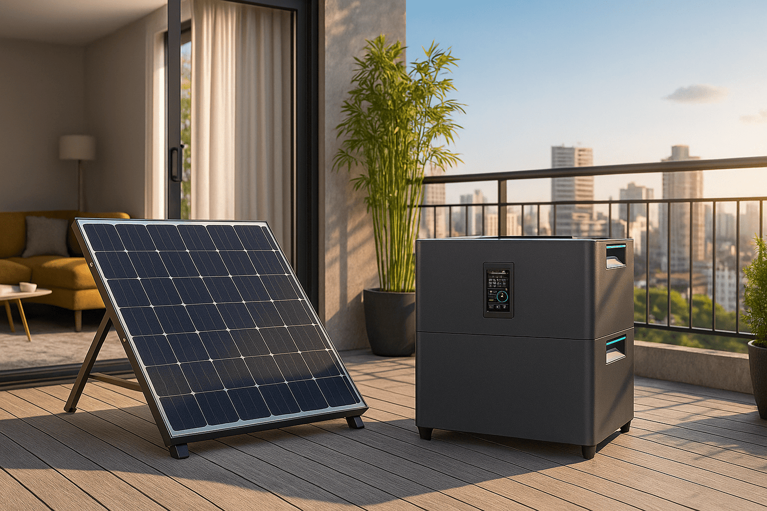 Balkonkraftwerke 2025 mit Speicher: Eine Revolution für die städtische Energieversorgung - PluginEnergy