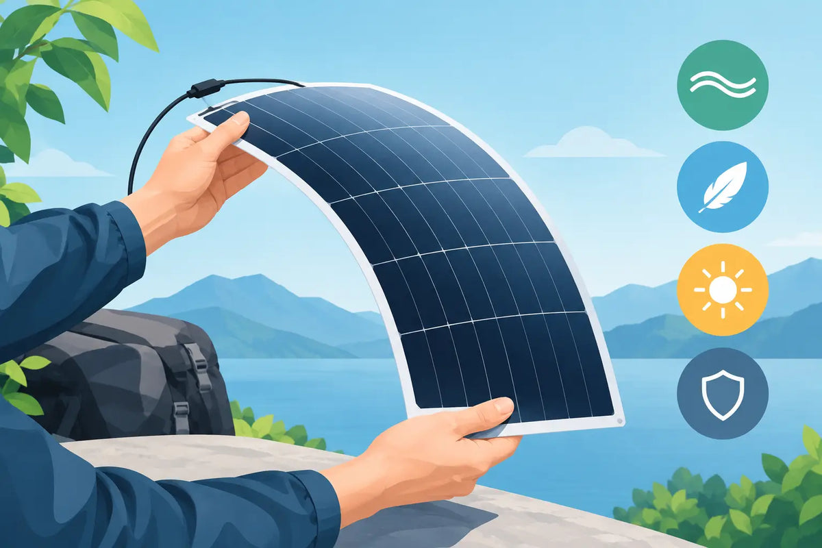 Leichtes flexibles Solarmodul ohne Glas kaufen