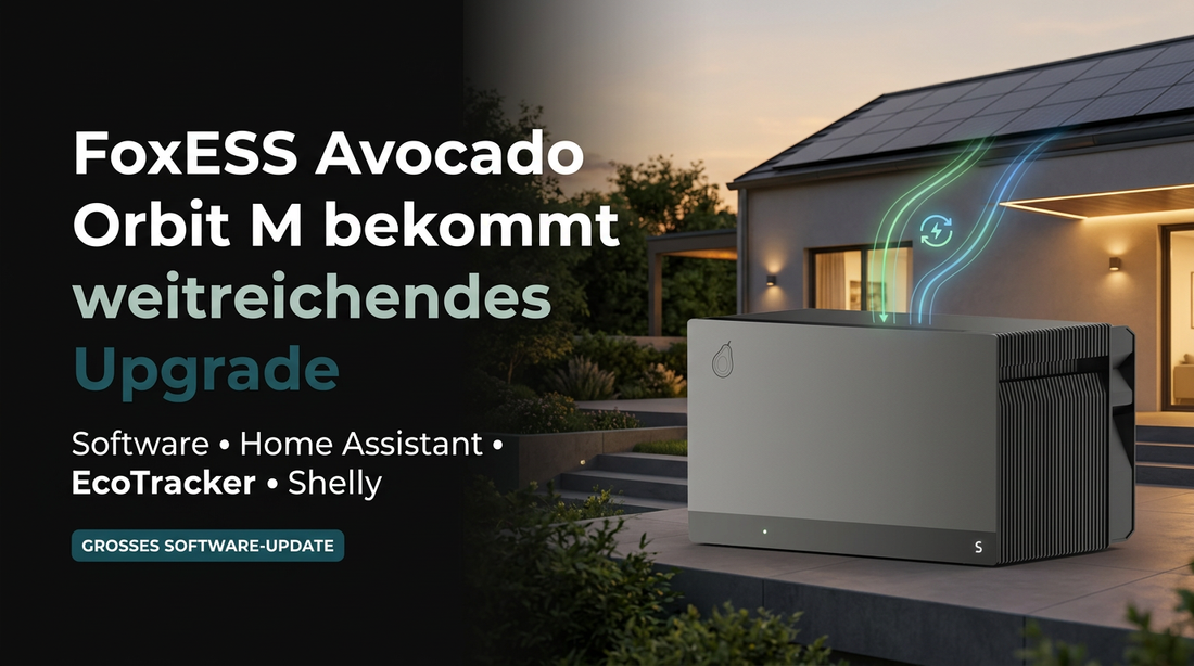 FoxESS Avocado Orbit M – großes Software-Upgrade mit Home Assistant, EcoTracker und Shelly
