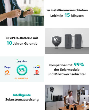 Marstek B2500-D 2240Wh Speicher für Balkonkraftwerke HERBST DEAL