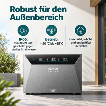 Anker SOLIX Solarbank 4 Pro E5000 + Smart Meter Gen 2