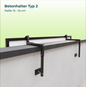Betonbalkon Halters ystem Typ 2 - PluginEnergy