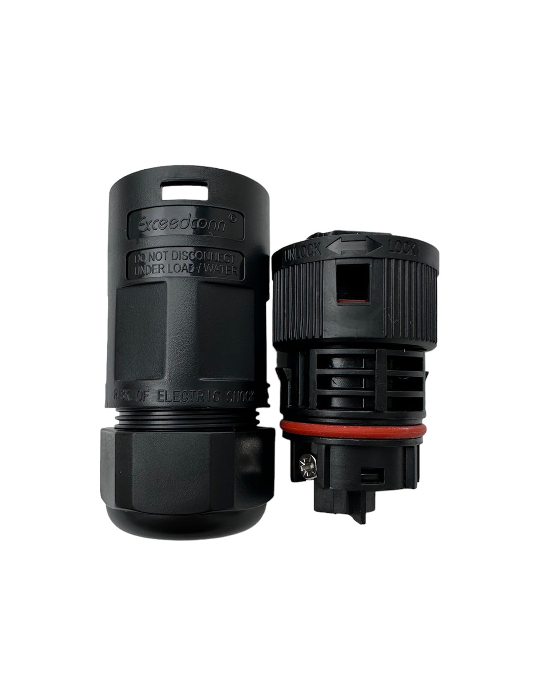 Exceedconn Type 01 für TSUN Stecker female Netzstecker AC 3-polig IP68 Netzanschluss