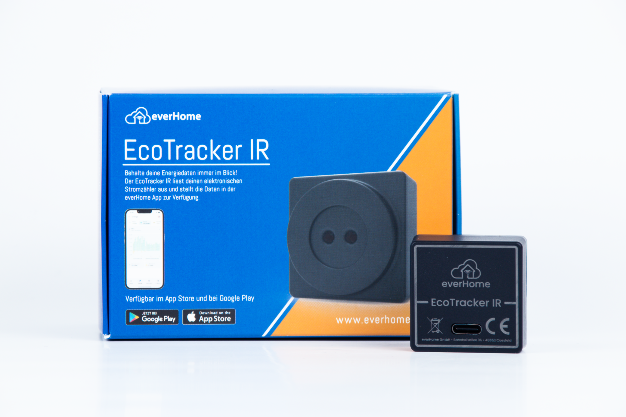 everHome EcoTracker Smart Meter Stromzähler Lesekopf