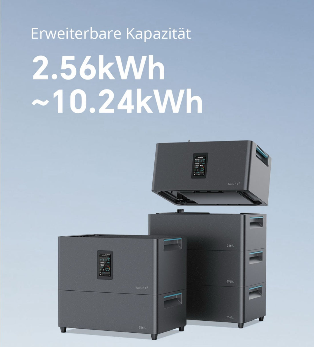 Marstek Jupiter-C Plus + CT002 Smart Meter 2560 Wh Speicher für Balkonkraftwerk