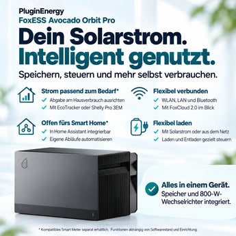 FoxESS Avocado 22 Orbit PRO Speicher für Balkonkraftwerk 2110Wh