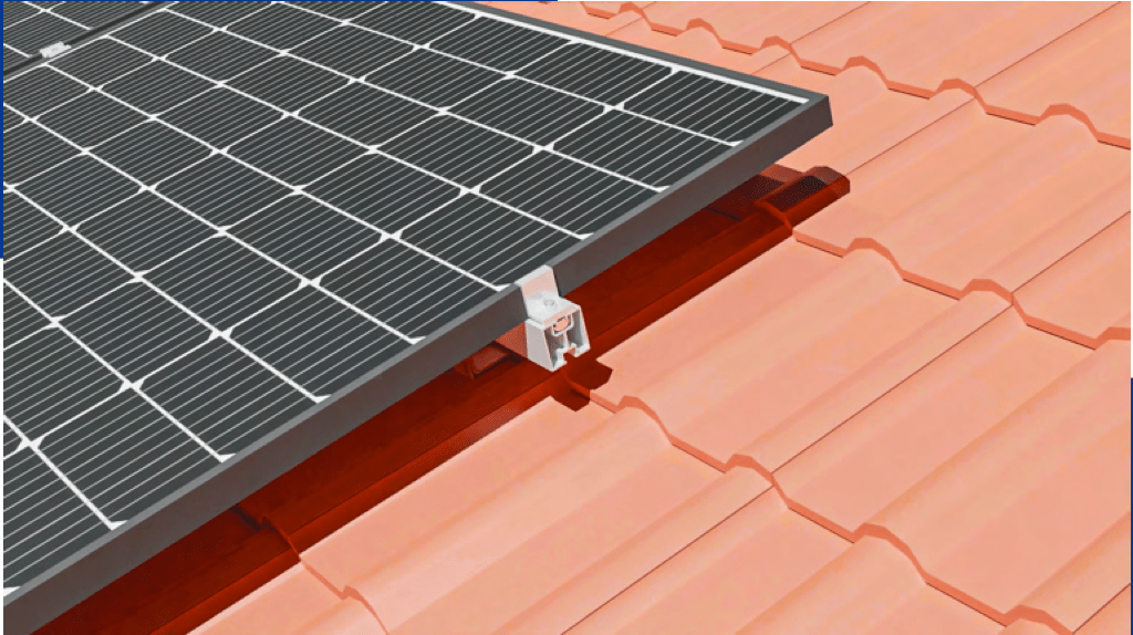 PiE ROOF SOLARMODULHALTER für Ziegel - Schrägdach - PluginEnergy