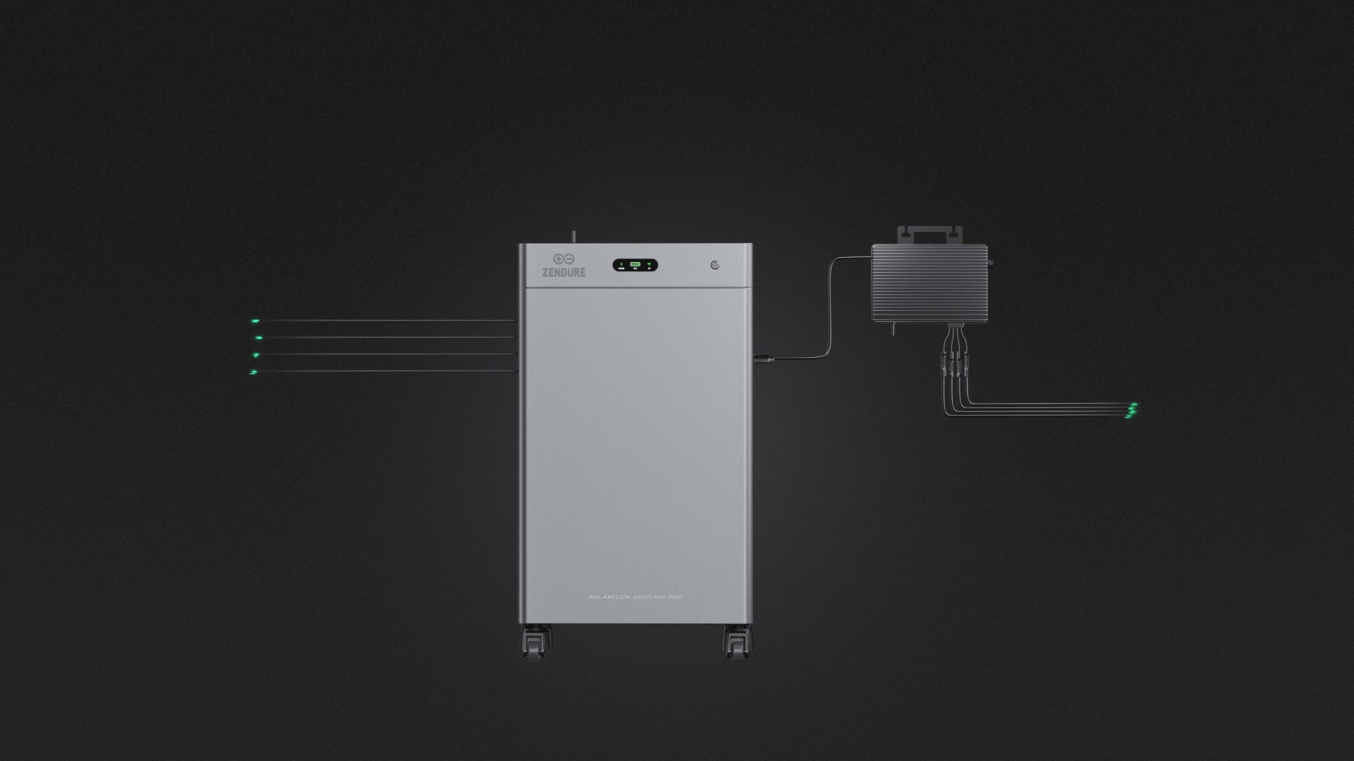 Zendure SolarFlow 4000 Mix AC+ 8kWh Solar Heimspeicher 5000W PV LiFePO4 Akku