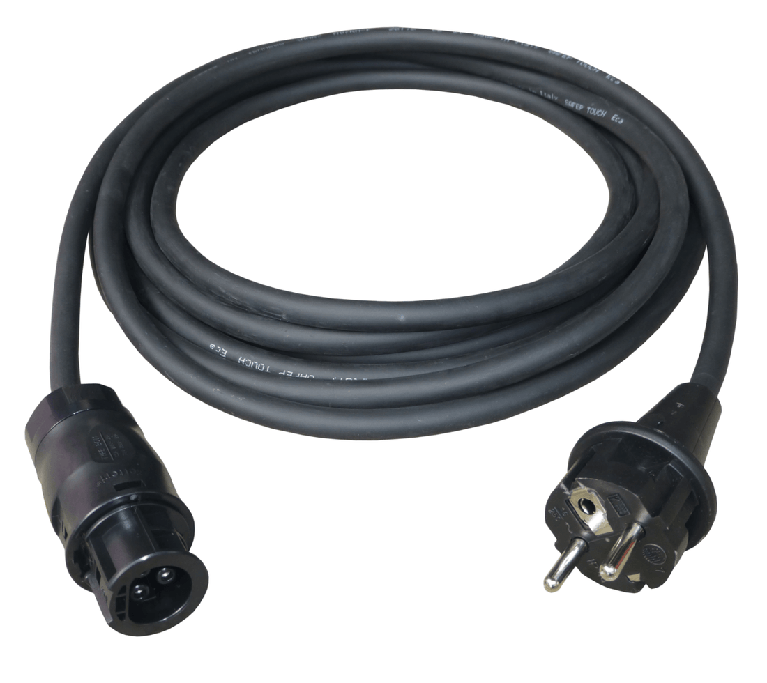 ANSCHLUSSKABEL für Wechselrichter - Schutzkontakt-Stecker