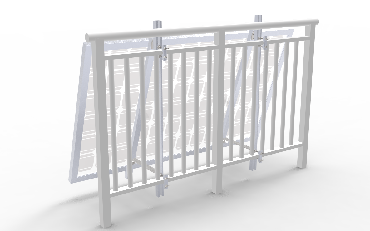 PiE ULTRA BALKON &amp; FASSADEN HALTERUNG FÜR SOLARMODULE