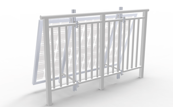 PiE ULTRA XL BALKON &amp; FASSADENHALTERUNG FÜR SOLARMODULE - PluginEnergy